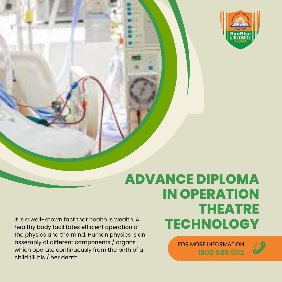 Introduction about an Advanced Diploma in Operation Theatre Technology (OT Technology)