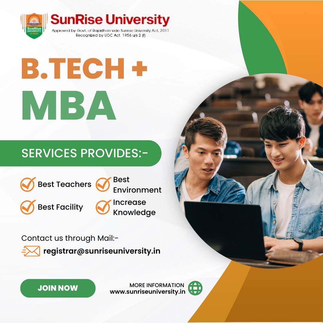 Introduction about B. Tech+ MBA