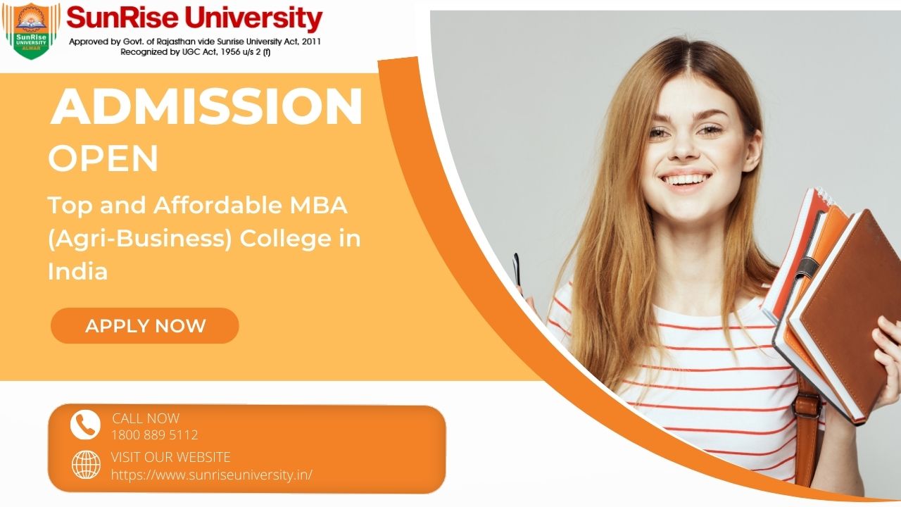 Top and Affordable MBA (Agri-Business) College in India