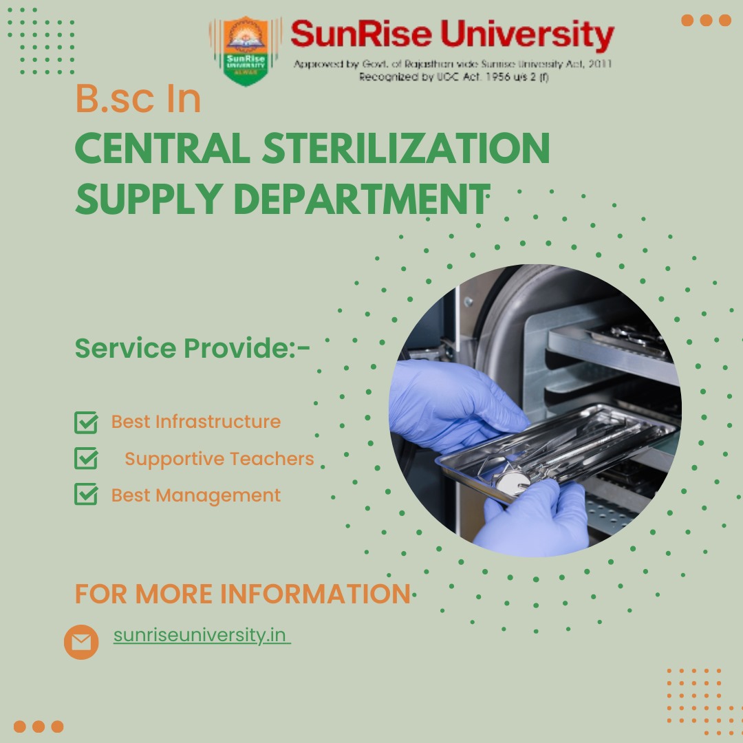  Introduction about (B.Sc.) in the Central Sterilization Supply Department (CSSD)