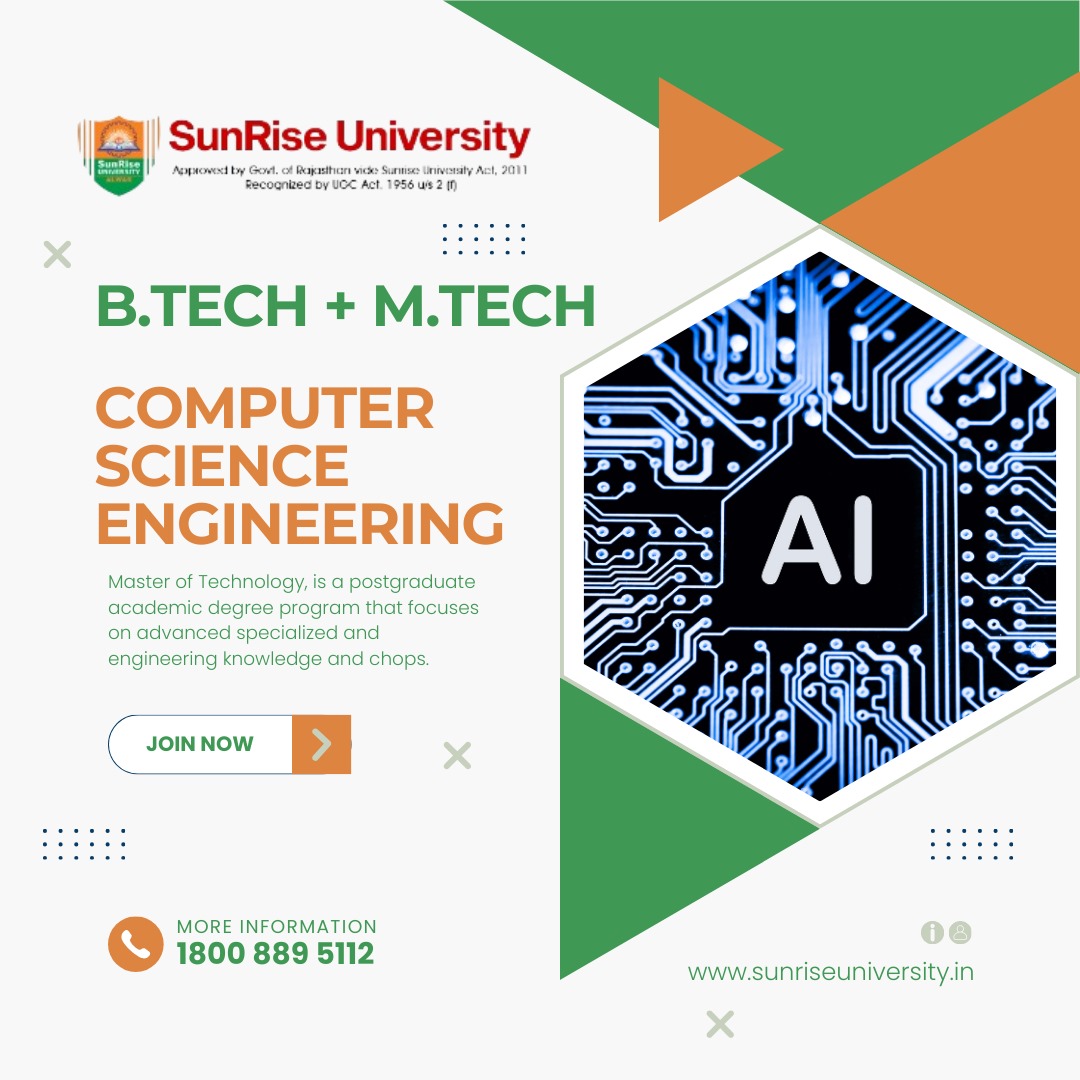 Introduction about B. Tech + M. Tech program in Computer Science Engineering and Data Science